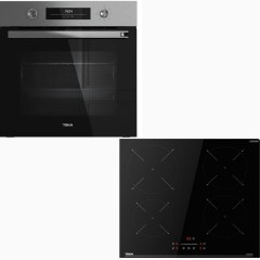 Teka HSB 6360 SS + IBC 64110 SSM Φούρνος άνω Πάγκου 71lt με Επαγωγικές Εστίες Π59.5εκ. Μαύρος Teka HSB 6360 SS + IBC 64110 SSM Φούρνος άνω Πάγκου 71lt με Επαγωγικές Εστίες Π59.5εκ. Μαύρος